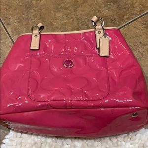 Authentic pink Coach purse
